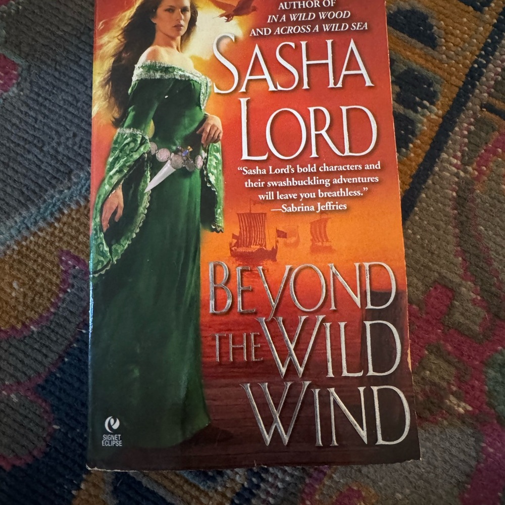 Green Dress on 'Beyond the Wild Wind' Book Cover